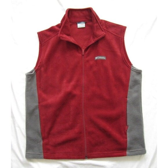 Men's Columbia Full Zip Polyester Sleeveless Vest Size Large (MJ1) - Picture 1 of 6
